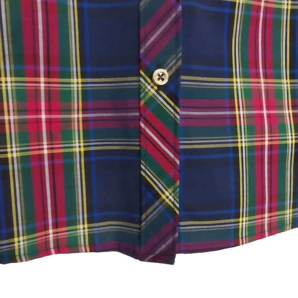 Talbots Plaid Button Down Long Sleeve Shirt Sz 12 - Picture 4 of 6